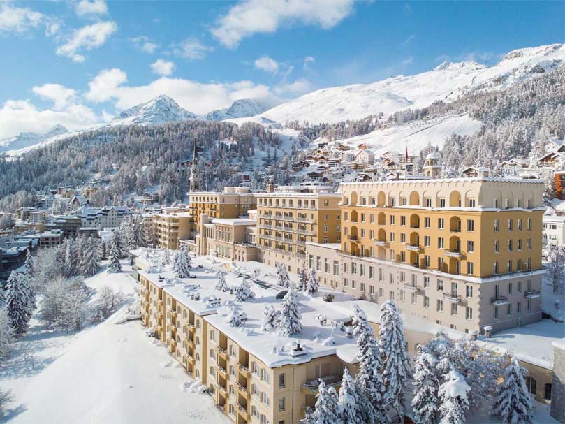 kulm hotel skigebiet st moritz