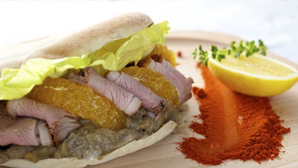 Rezept: Entenbrust-Sandwich mit Zwiebelkonfitüre