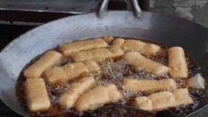 Wann hat Öl die richtige Temperatur zum Frittieren