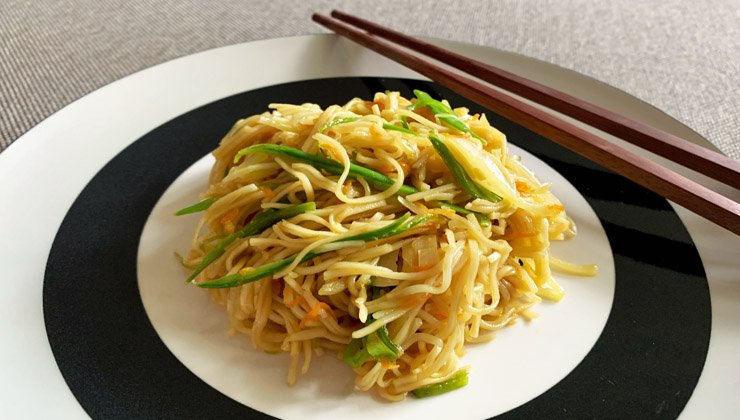 In Sojasauce gebratene Nudeln – Klassiker-Rezept aus China