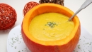 Rezept: Kürbiscremesuppe mit Kürbiskernöl