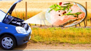 Haubenküche – Kochen auf dem Automotor