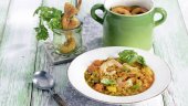 Rezept: Rote Linsensuppe mit Koriander
