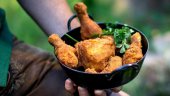 Gebackenes Steirer Hendl nach einem Rezept von Johann Lafer
