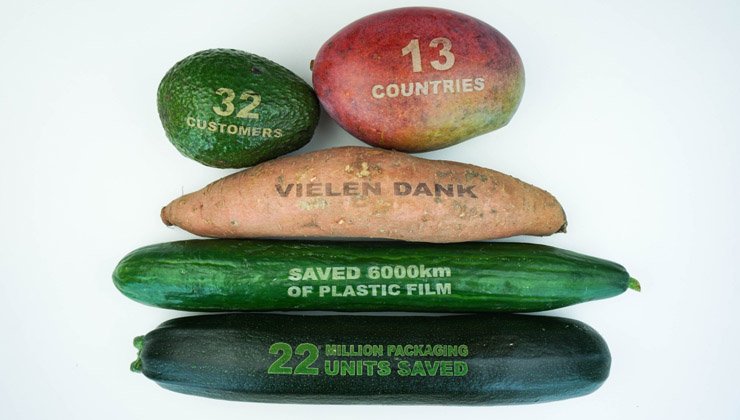 Natürliches Labeling – „Obst- und Gemüse-Tattoo“ gegen Plastikmüll