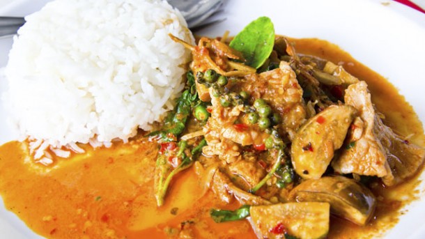 Rezept: Rotes Thai-Curry mit Seelachsfilet