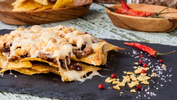 Überbackene Nachos