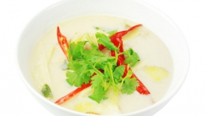 Erkältungssuppe Nr. 3: Ingwer-Kokos-Suppe