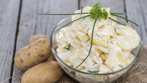 Rezept: Kartoffelsalat mit Mayonnaise