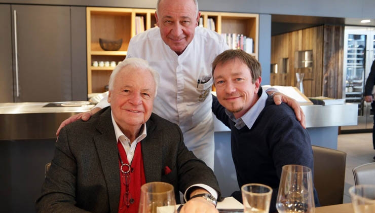 Götz A. Primke -- Eckart Witzigmann, Marc Haeberlin und Derk Hoberg (v.l.n.r)