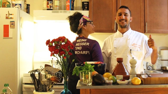 Graciela Cucchiara und Lahcen Beqqi