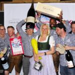 Siegerparty bei der Ski-WM der Gastronomie