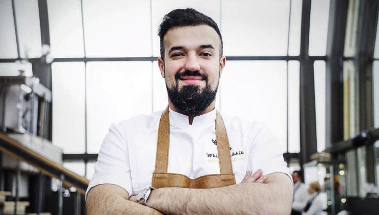 Im Oktober 2016 im Restaurant Ikarus: Vladimir Mukhin