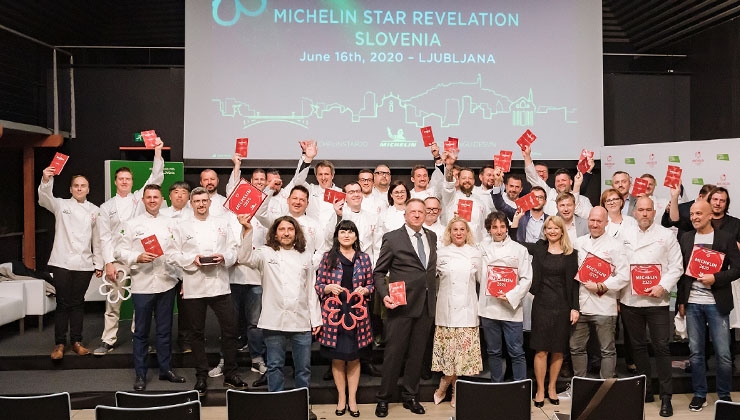 Marko Ocepek/ Slovenian Tourist Board -- Grund zum Feiern: In Ljubljana wurden die ersten slowenischen Michelin-Sterne-Restaurants in der Geschichte enthüllt.