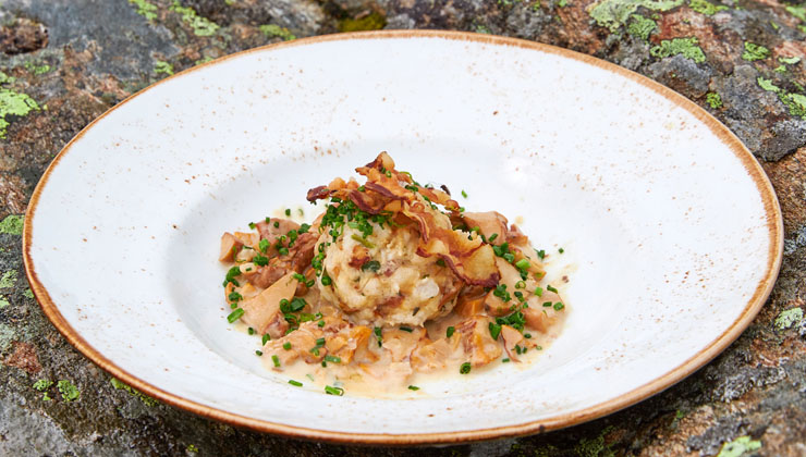 speck pfifferlingskn&ouml;del benjamin parth rezept