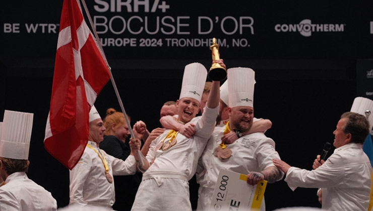 BERRE/BOCUSE D’OR EUROPE 2024; Derk Hoberg -- Team Dänemark gewinnt den europäischen Vorentscheid beim Bocuse d´Or in Trondheim