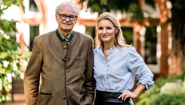 Grossaufnahmen -- Die Veranstalter des Rheingau Gourmet & wein Festivals: Johanna und Hans B. Ullrich
